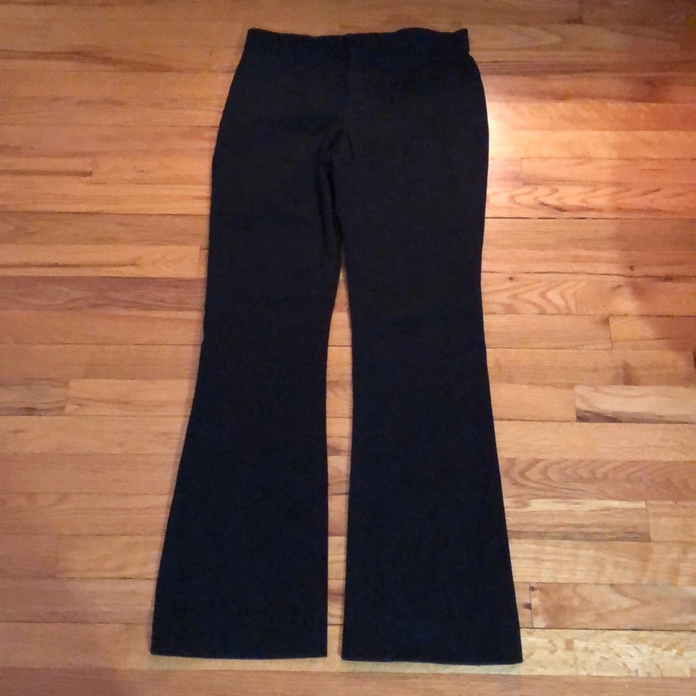 NWOT NYDJ black bootcut cotton twill pants size 6